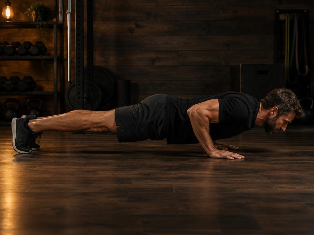 Push-up demonstration